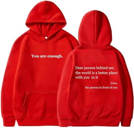 Dear Person Behind 2024e Red Rose Hoodie